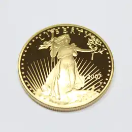 Gold American Eagle coin