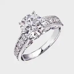 Platinum diamond ring