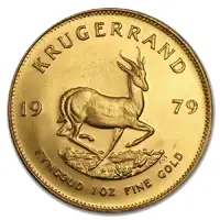 Gold Krugerrand coin